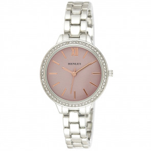 Minimal Diamante Watch - Pink